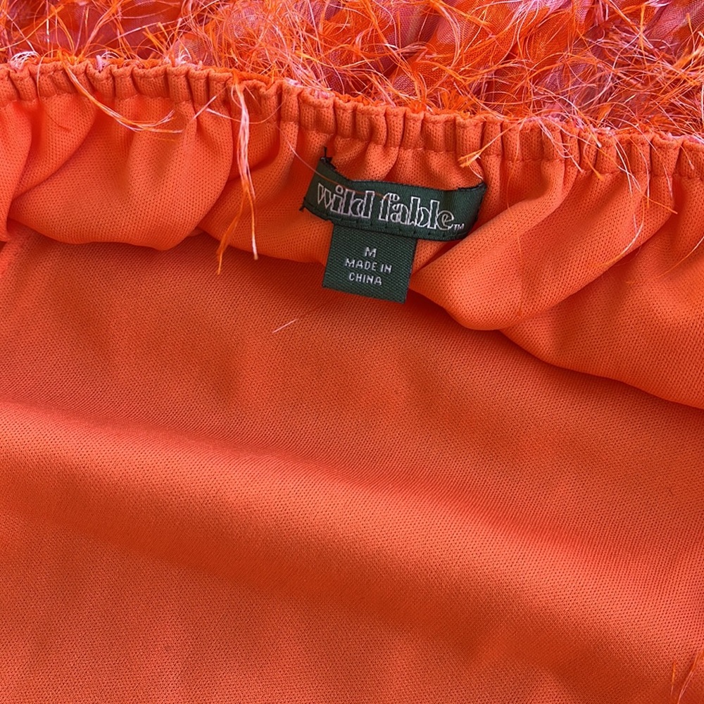 Wild Fable orange and pink floral fringe dress - Picture 4 of 4